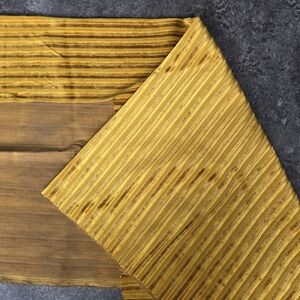 70s Fabric Upholstery 2 Corduroy 2 Tone Goldenrod Vintage Yardage